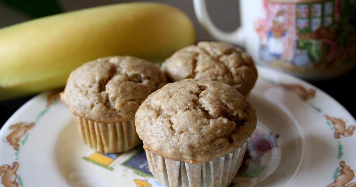 The Healthy Happy Wife Toddler Friendly Banana Muffins (Dairy, Egg