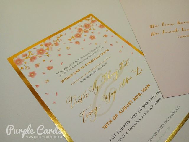 wedding card malaysiapurple cards