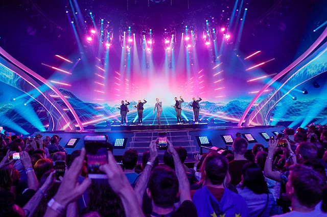Robin Bengtsson durante su primer ensayo para Eurovisión con 'I can't go on' (Photo: Andres Putting) Robin Bengtsson durante su primer ensayo para Eurovisión con 'I can't go on' (Photo: Andres Putting)