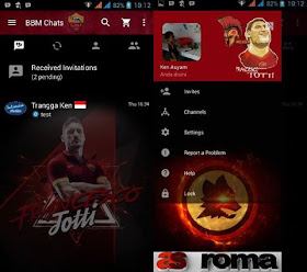 BBM Mod AS Roma v3.2.5.12 APK - WASILDRAGON.BLOGPSOT.COM