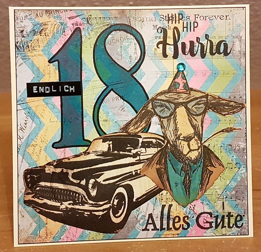 MamapiasStempelecke Zum 18. Geburtstag mit Reisegutschein