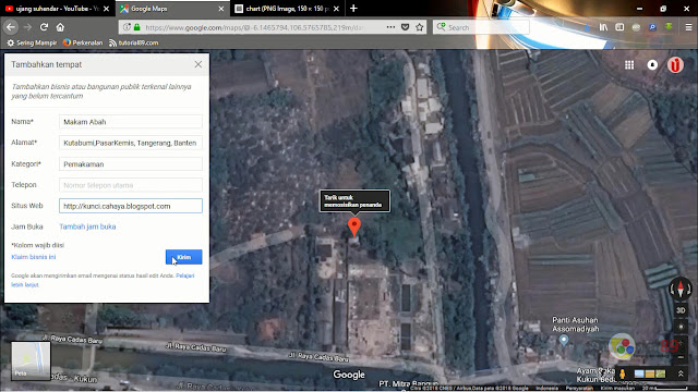 Cara mudah mendaftarkan alamat dan membuat barcode lokasi google map + Video Cara mudah mendaftarkan alamat dan membuat barcode lokasi google map + Video