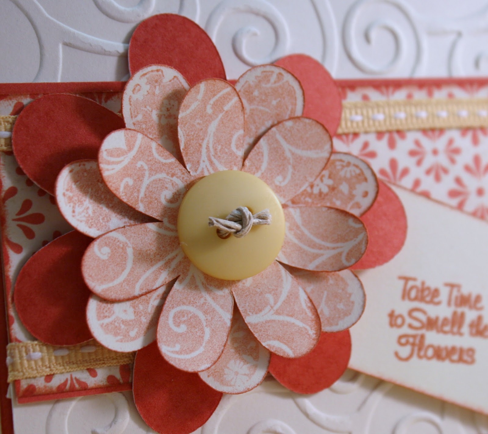 Hooray Bouquet Card - Rocky Mountain Paper Crafts