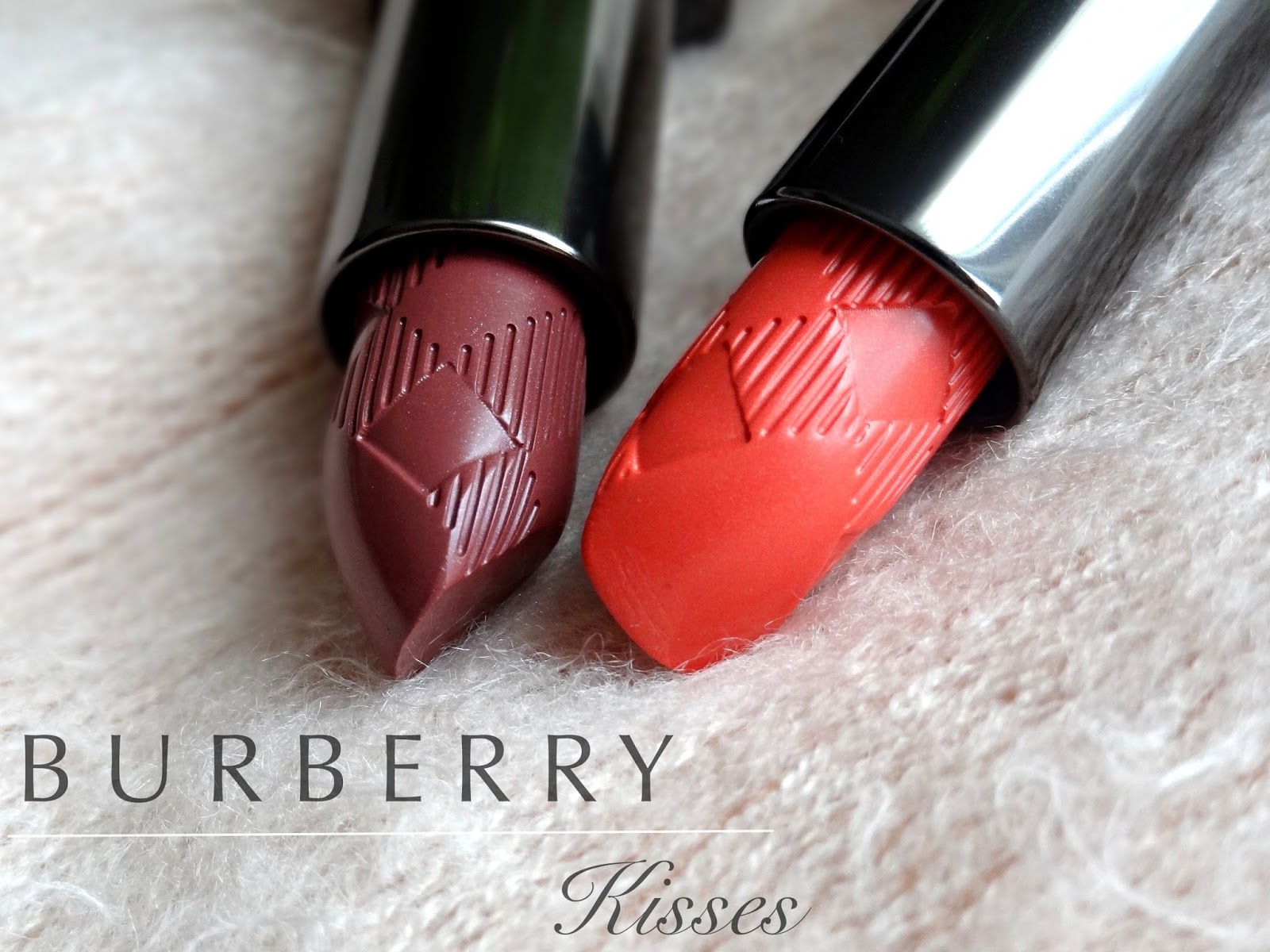 Burberry Kisses Lipsticks in Rose Blush, Coral Pink