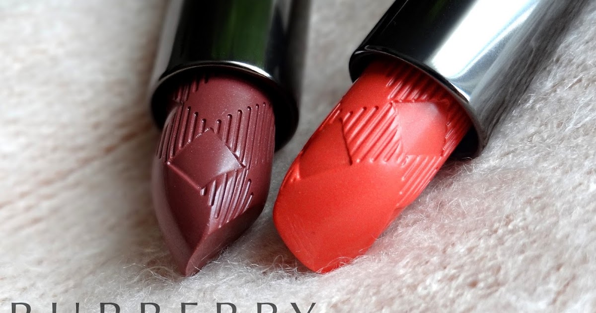 Makeup, Beauty and More: Burberry Kisses Lipsticks in Rose Blush  & Coral  Pink 