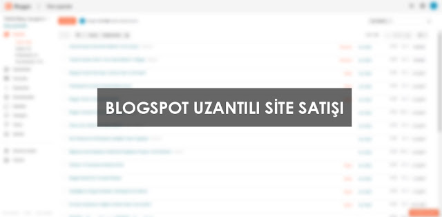 blogspot site satış