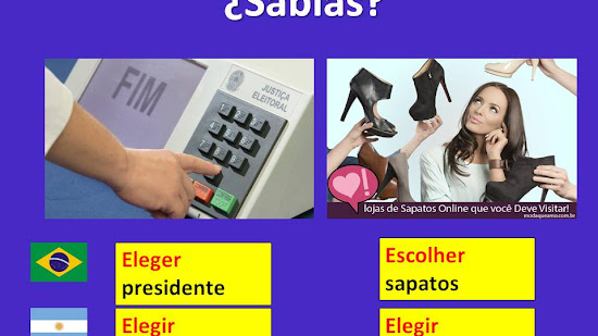 Escolher ou eleger?