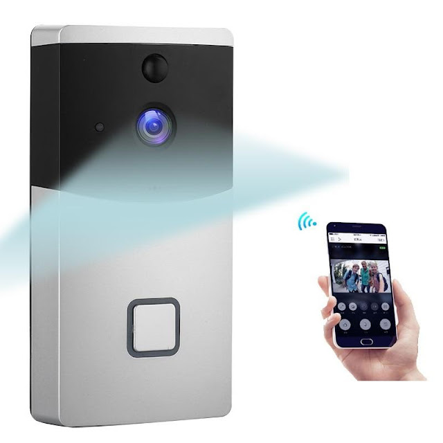 Wireless Intercom Doorbell Security Camera with Smart Phone APP