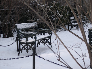 Gramercy Park in the snow