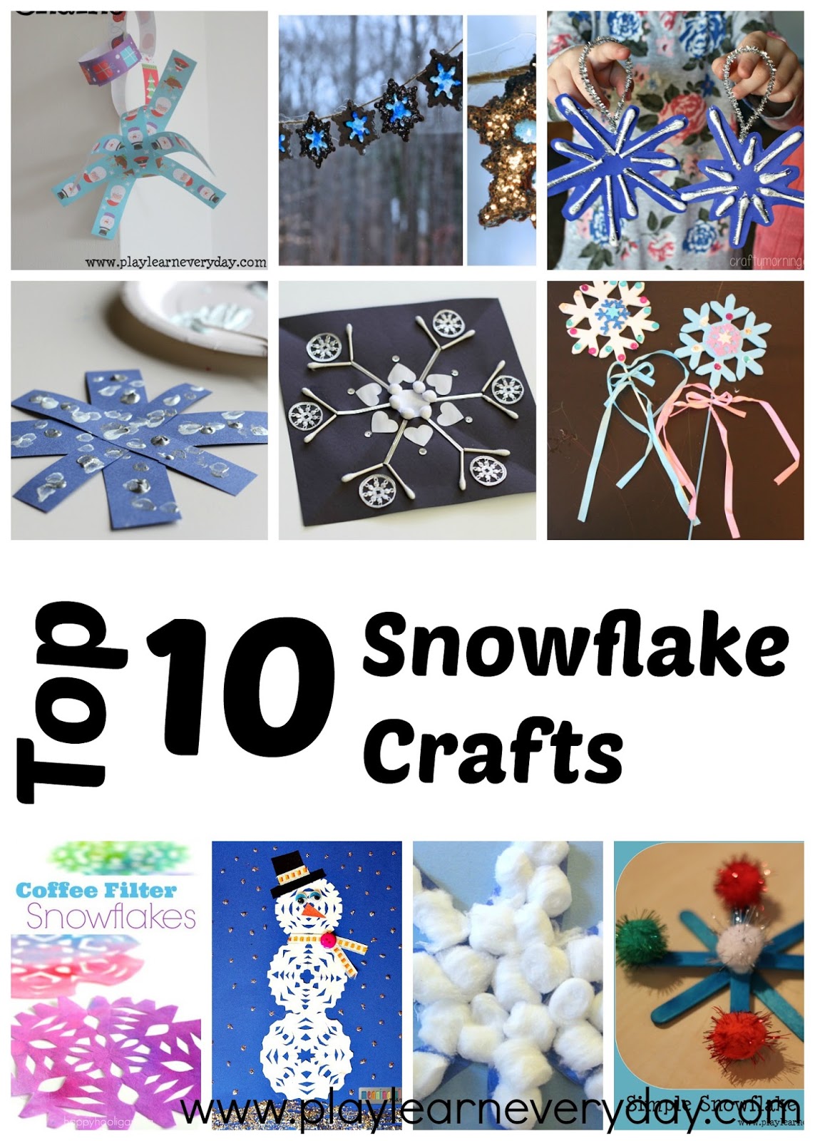 Super Simple Snowflake Sticker Craft