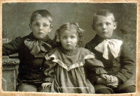 Eugene Desgroseilliers and his sister Alma and brother Arthur