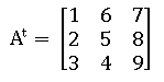 Transpose matriks ordo 3 x 3 Transpose matriks ordo 3 x 3