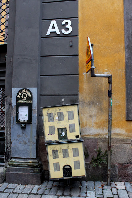 Postboxes that look like doll's houses, stockholm