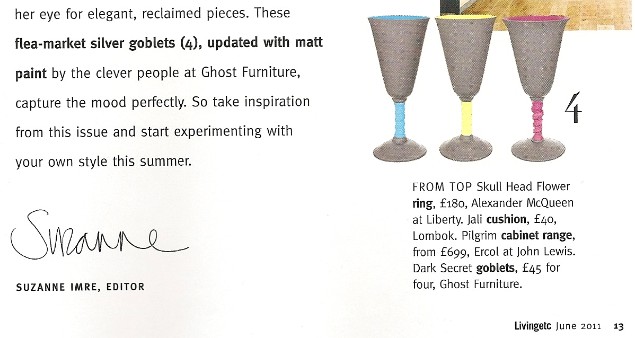 Ghost Furniture on Living Etc's Editor's Page