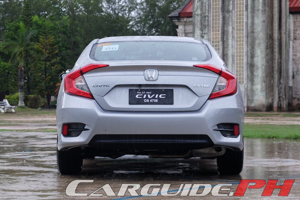 First Drive 2016 Honda Civic 1 8 E Philippine Car News What S Even More Surprising Is This Entry Level Model High Value Quotient Since There Little Separating Variant From The Rs Turbo