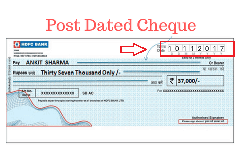 Post Dated Check - Meaning, Rules, Sample, Example