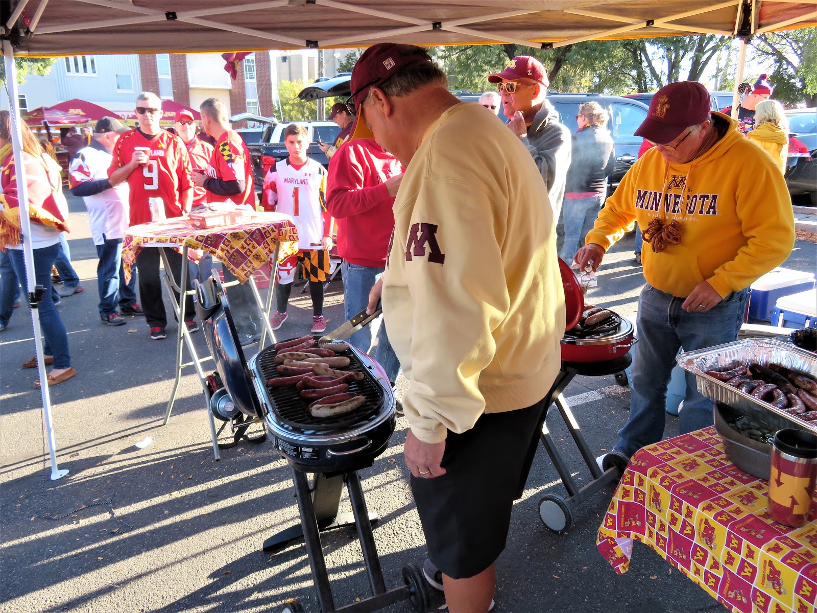 Todd Swank Tailgating Before Minnesota Golden Gophers Vs Maryland