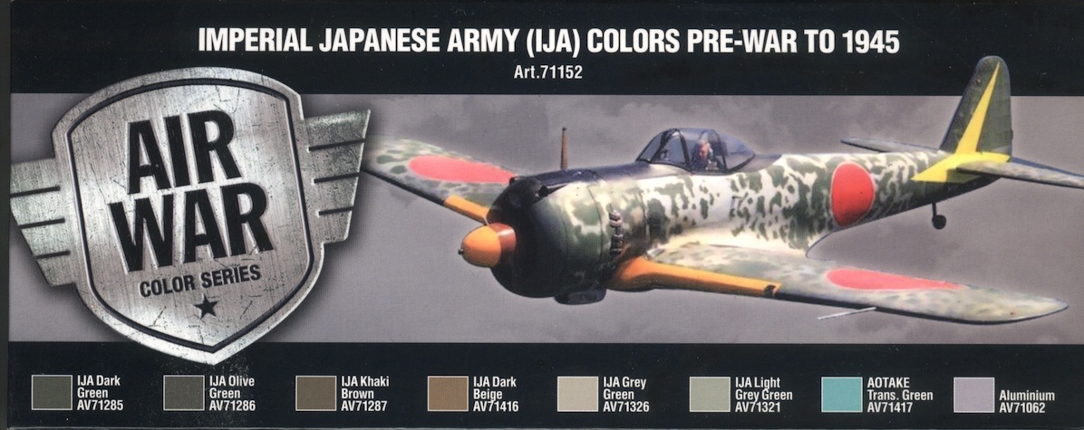AK Interactive Air Series: WWII IJAAF Aircraft Acrylic Paint Set