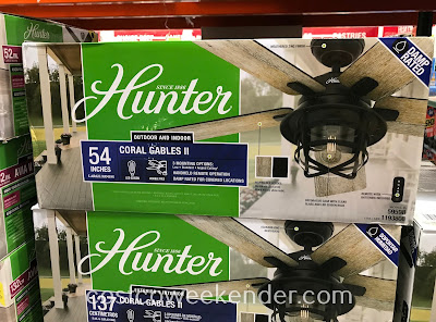 Stay cool this summer with the Hunter Coral Gables II Ceiling Fan