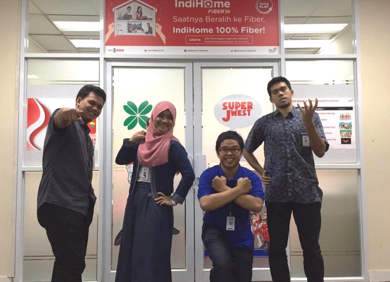 Kerja di Telkom (part 1) OJT di Jakarta Barat metamorf