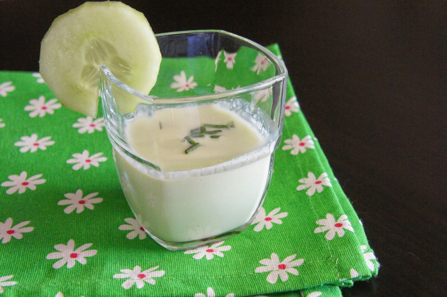 Soupe froide de et de pomme