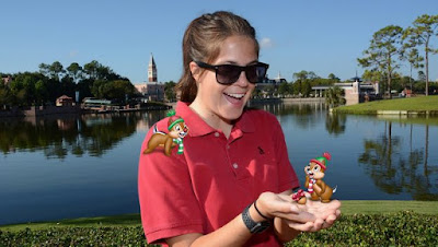 Festive PhotoPass Magic Shots Around Disney World - Chip & Dale