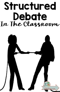 Debates can be a really effective instructional tool in the secondary classroom, but they have to be very structured in order to be really effective. In this blog post, I'm sharing detailed information for how to implement structured debate in the classroom. Click through to get these teaching tips!
