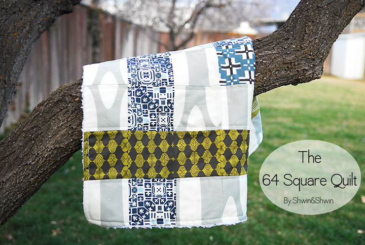 The 64 Square Quilt {for a baby} - Shwin and Shwin