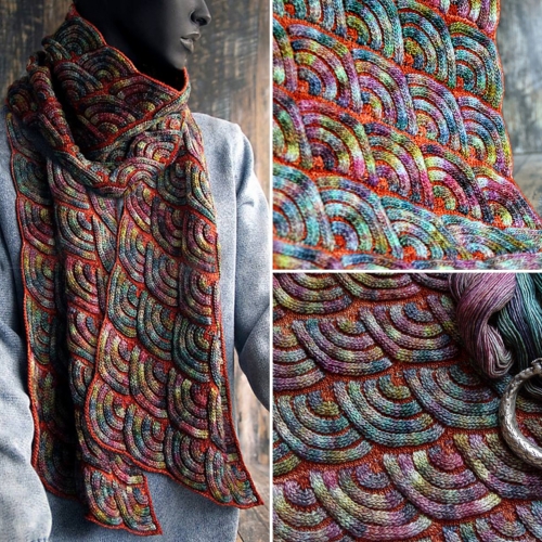 Jewel Dragon - Knitting Pattern 