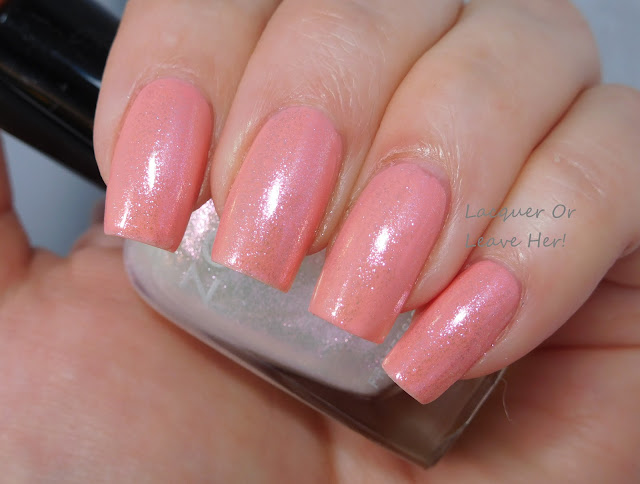 Zoya Leia over Zoya Tulip Zoya Leia over Zoya Tulip