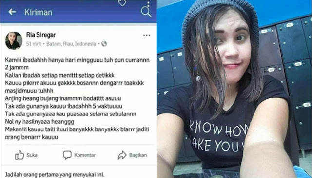 Postingan Ria Siregar
