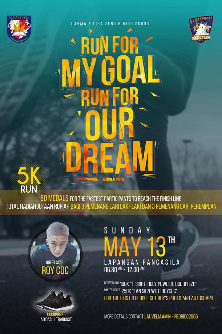 🔍 Run For My Goal, Run For Our Dream! • 2018 Run For My Goal, Run For Our Dream! • 2018