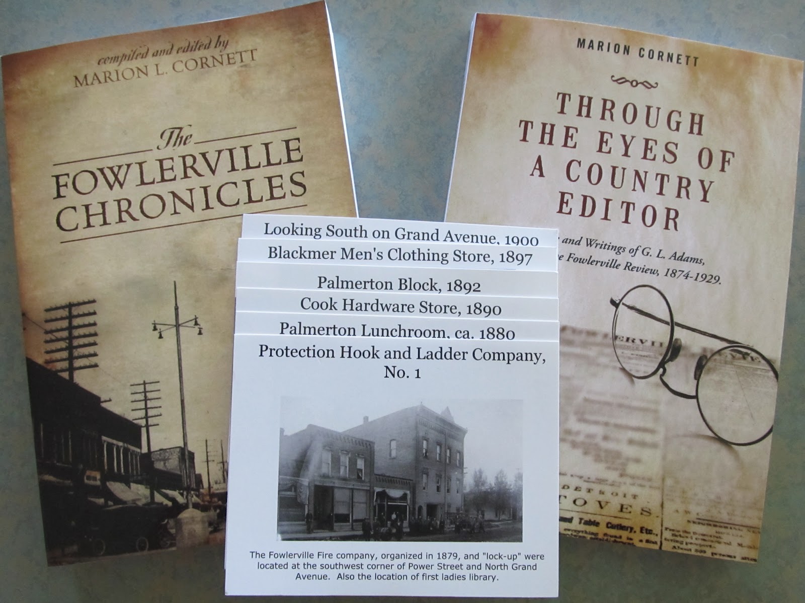 The Fowlerville Observer Booking Signing at Curtis Grocery