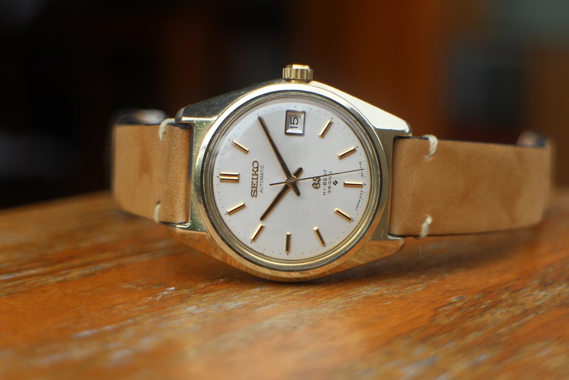 Jam Tangan Kuno: GRAND SEIKO Hi-Beat 36000 Bph 6145 Gold Capped