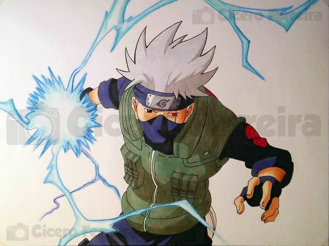 Como Desenhar o KAKASHI