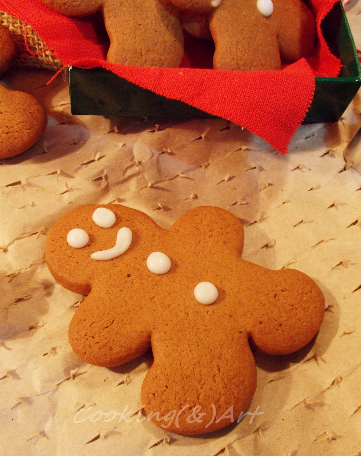 Μπισκότα Gingerbread / Gingerbread men cookies Cooking & Art by Marion