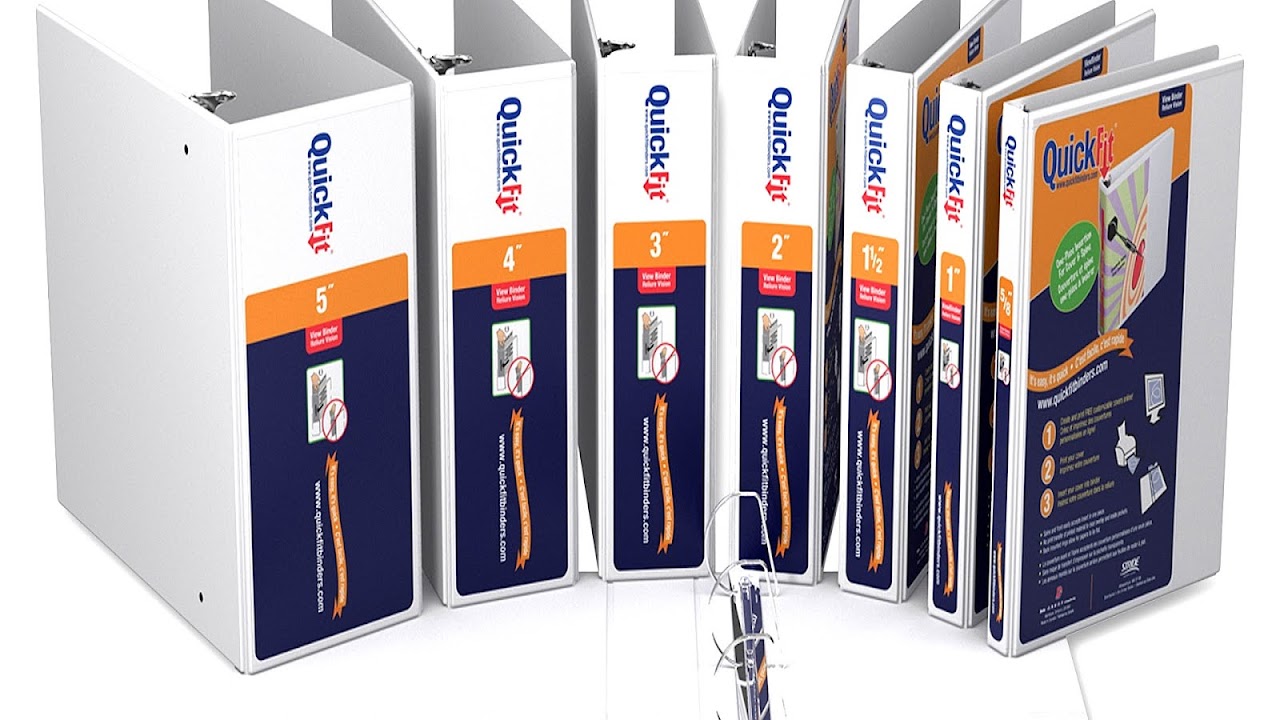 Quick Fit Binders Fit Choices