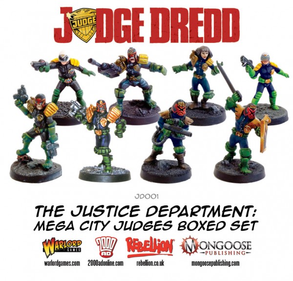 Wargame News and Terrain Warlord Games Judge Dredd Boxed Sets Released!