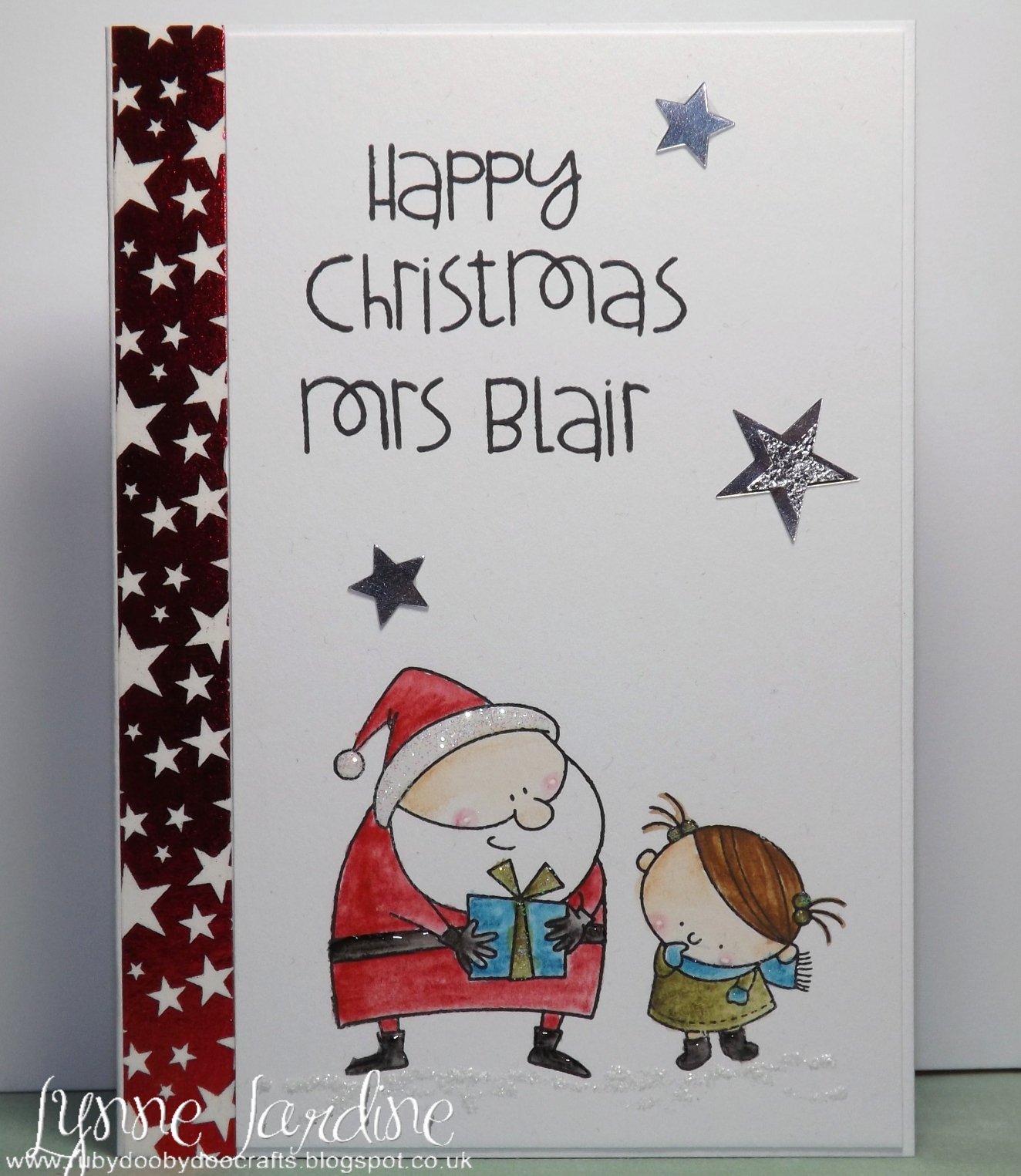 Ruby-Dooby-Doo Crafts: Teacher Christmas cards