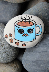 rock painting coffee mug painted easy rocks paint diy stone crafts craft ilovepaintedrocks boys mom fun don