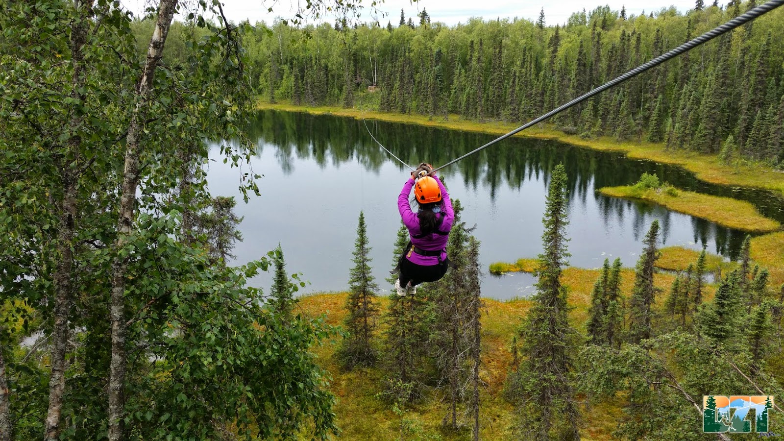 The Baked Alaska Project Ziplining in Talkeetna
