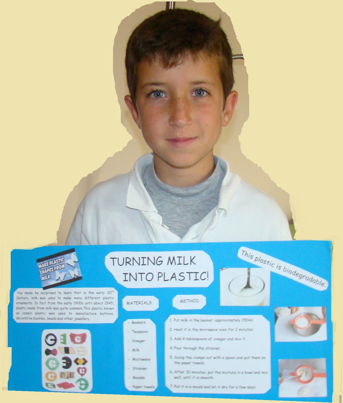 Turning Milk Into Plastic Science Experiment