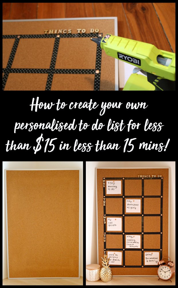 Southern In Law Diy Custom To Do List Cork Board Makeover For