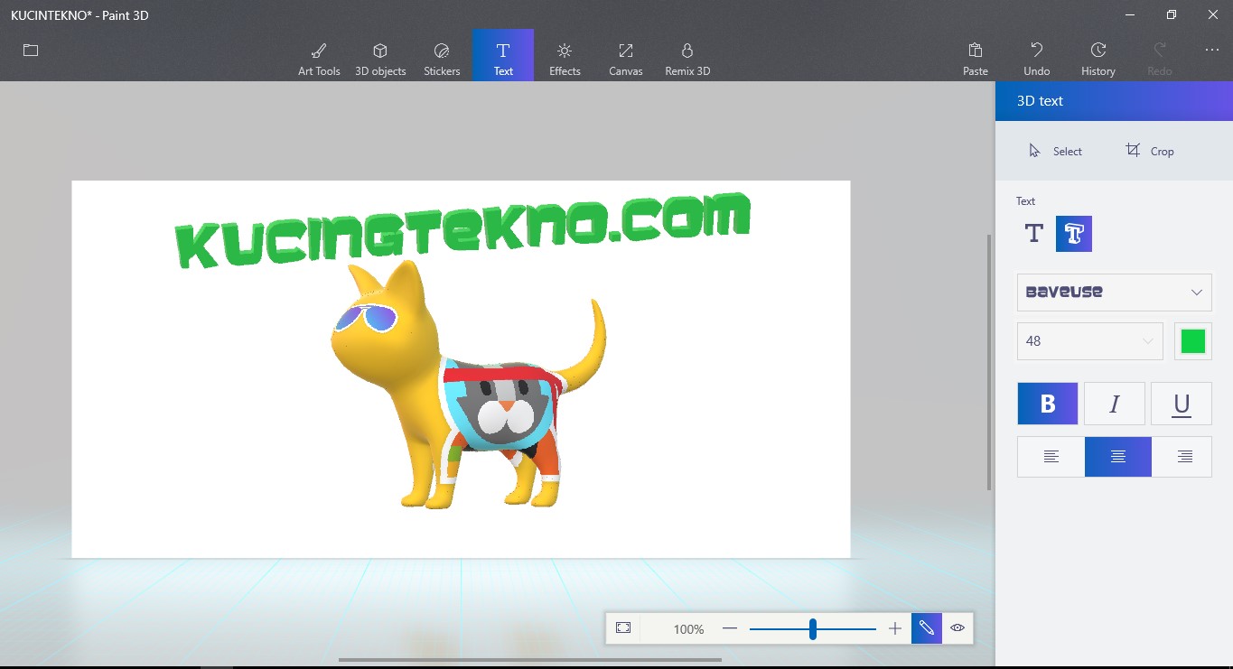 Inilah Fitur dan Kecanggihan Aplikasi Paint 3D di Windows 10