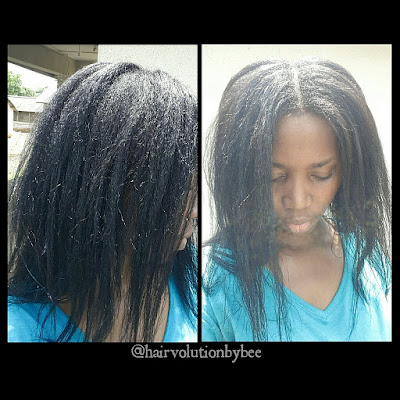 Hair Challenge Starting Picture