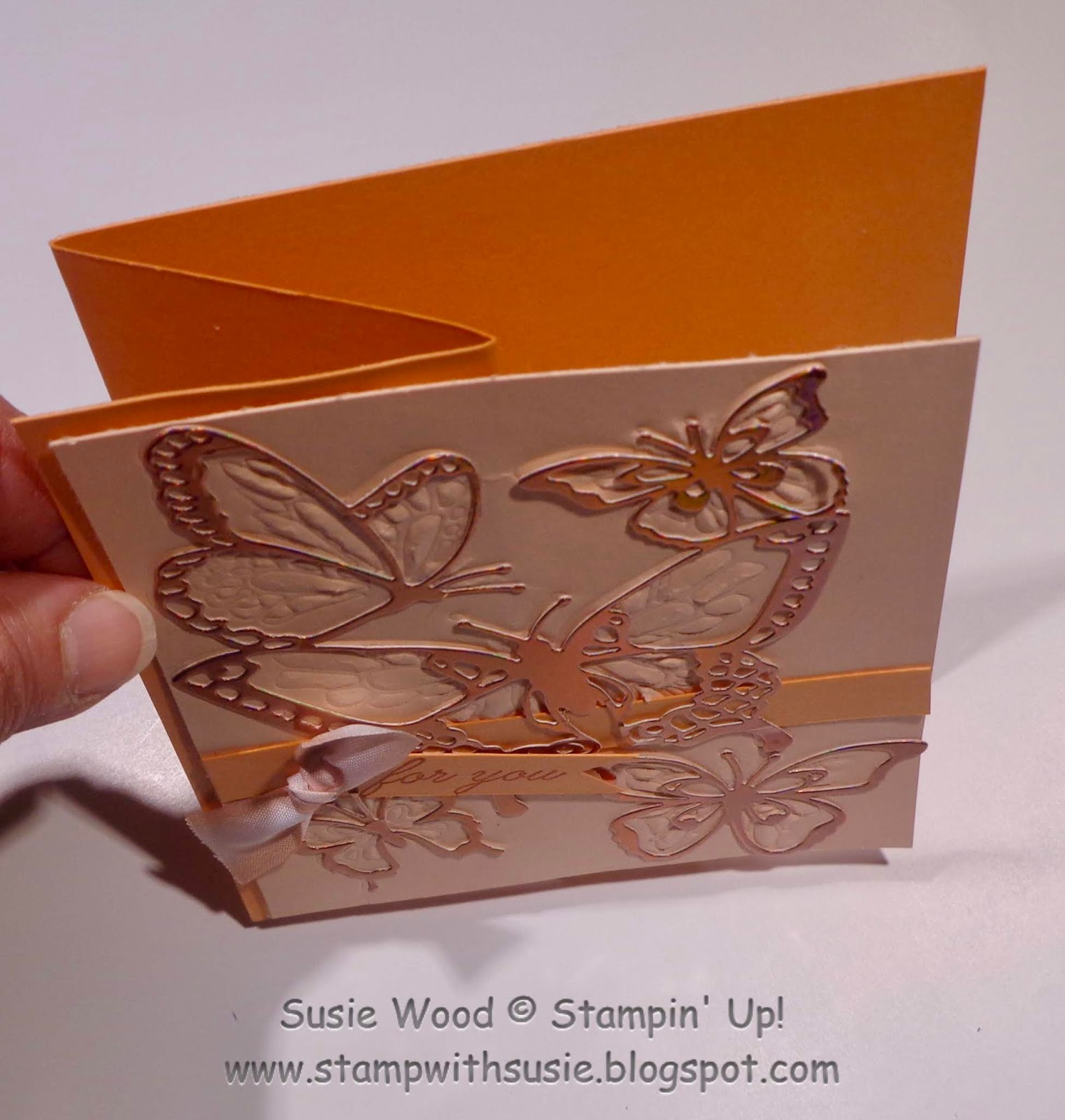 Stamp with Susie Butterfly Beauty Thinlits Dies plus Embossing Mats!! WOW!