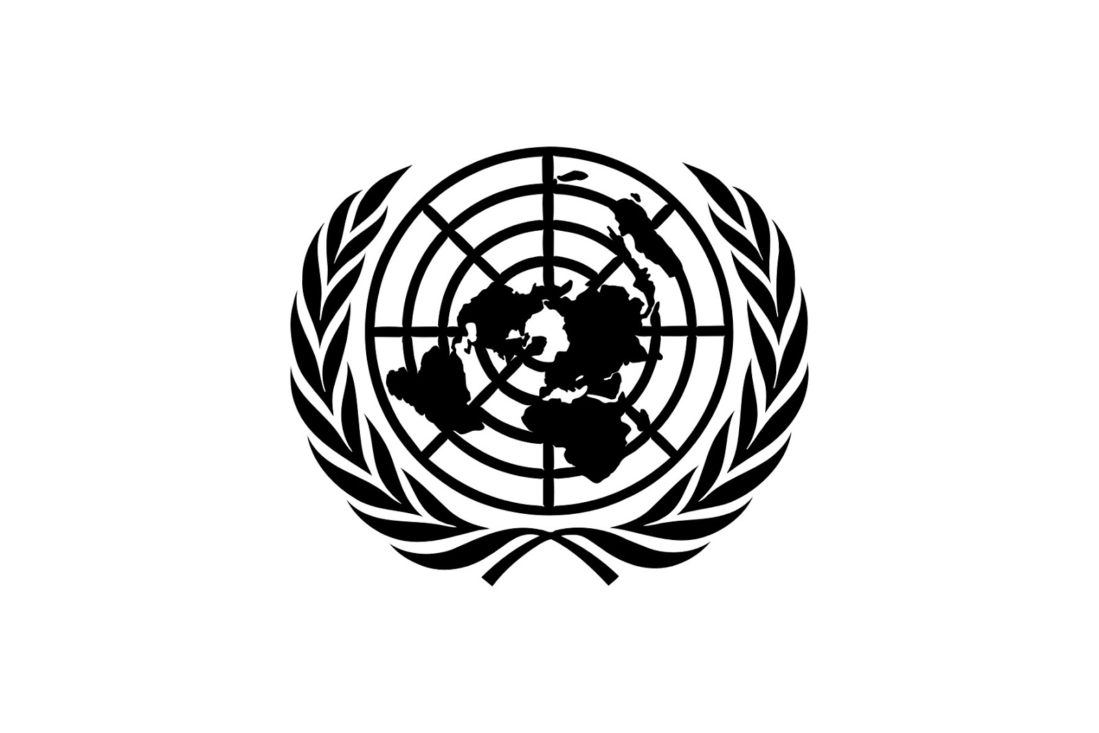 United Nations Logo Map