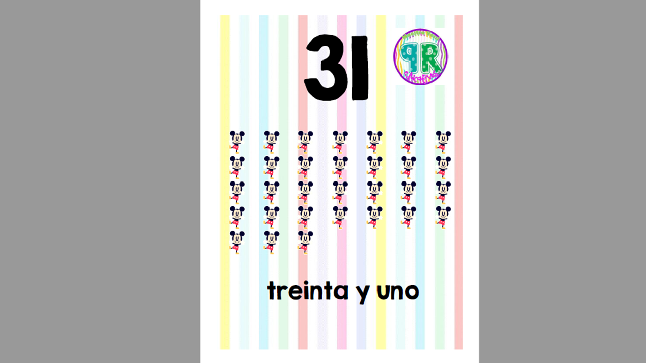 Proyectos educativos ¡Y más! Serie de números del 30 al 40 Proyectos educativos ¡Y más! Serie de números del 30 al 40