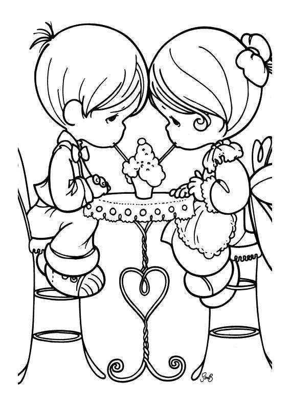 Precious Moments Cute Black and White Couple Images. Oh My Fiesta