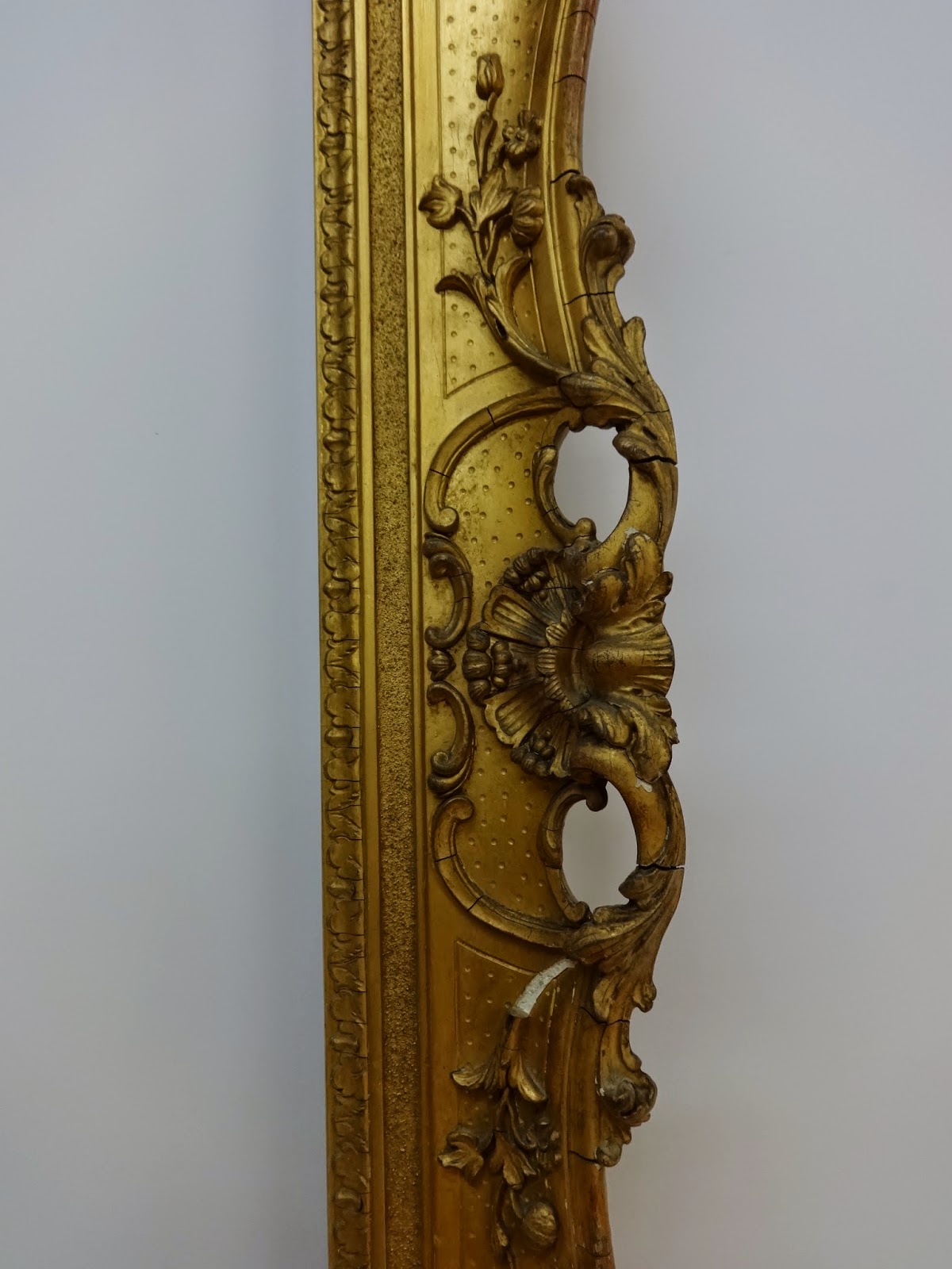 Antique Frame Sale: A Fine 19th Century Rococo Swept Louis XV Style Frame